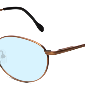 Reptile JAPAN Komodo Designer Blue Light Filter Glasses Matte Bronze Metal 60mm